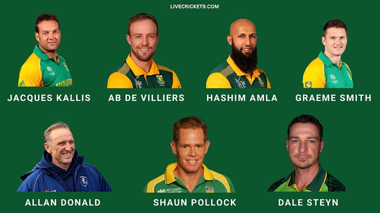 SA cricket team featured players