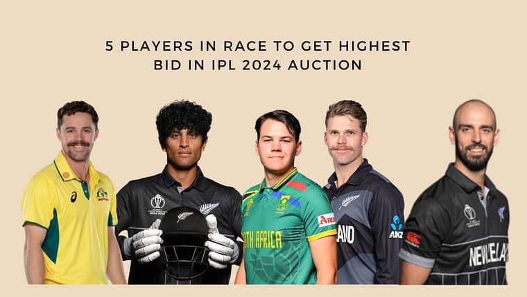 Players in Race to Get Highest Bid in IPL 2024 Auction