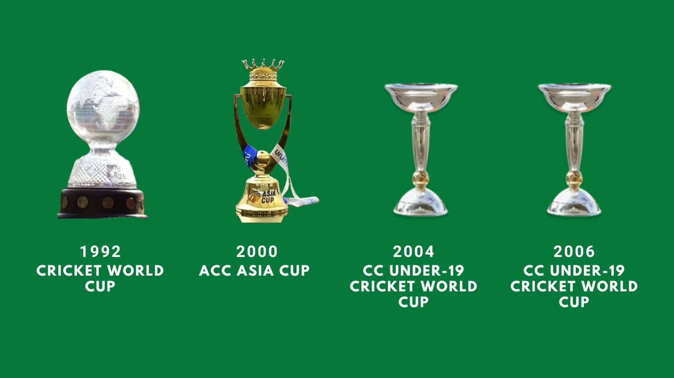Pakistan national cricket team trophies